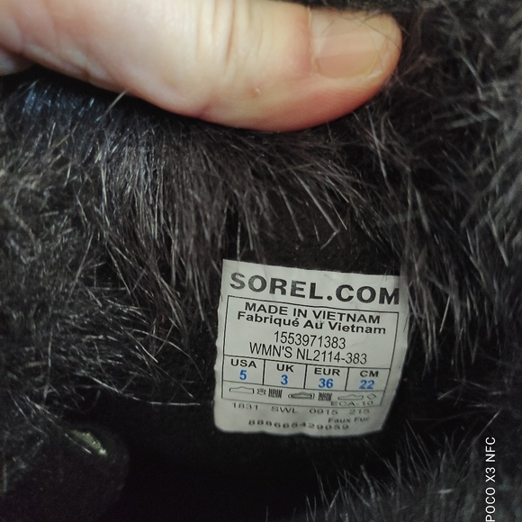 Sorel Tofino insulated WP boots women's 5/36 - Picture 11 of 12